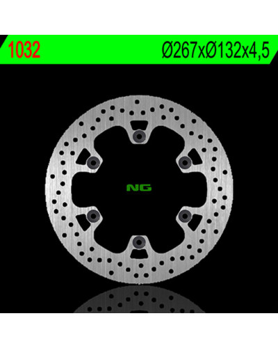 Disque Frein Moto NG BRAKE DISC Disque de frein NG 1032 rond fixe