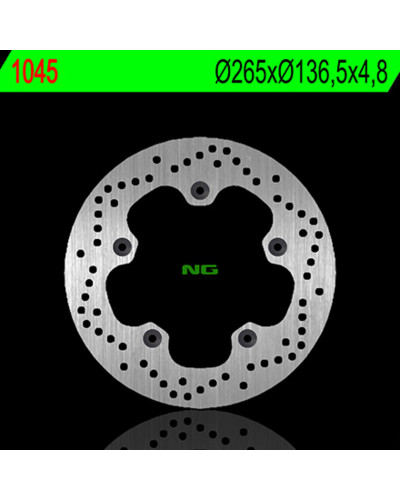 Disque Frein Moto NG BRAKE DISC Disque de frein NG 1045 rond fixe