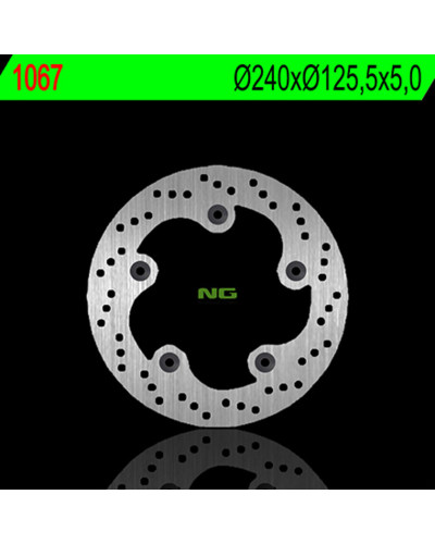 Disque Frein Moto NG BRAKE DISC Disque de frein NG 1067 rond fixe