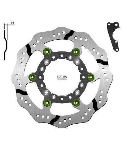 Disque Frein Moto NG BRAKE DISC Disque de frein NG 1150XBHK01 Oversize pétale flottant