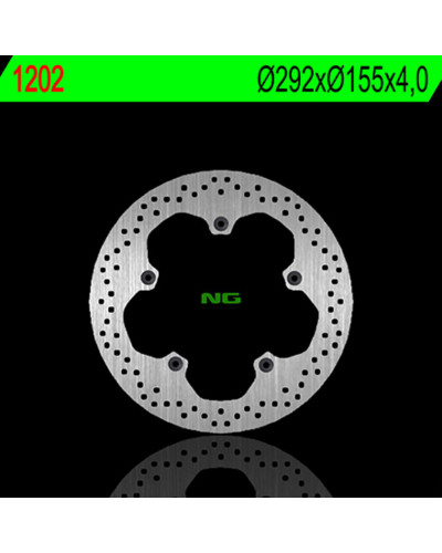 Disque Frein Moto NG BRAKE DISC Disque de frein NG 1202 rond fixe