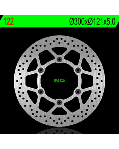 Disque Frein Moto NG BRAKE DISC Disque de frein NG 122 rond fixe