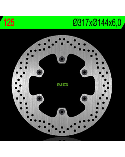 Disque Frein Moto NG BRAKE DISC Disque de frein NG 125 rond fixe