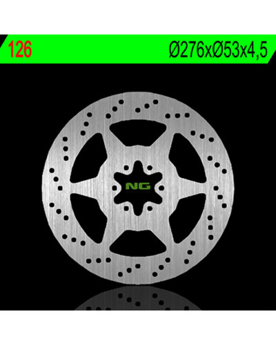 Disque Frein Moto NG BRAKE DISC Disque de frein NG 126 rond fixe