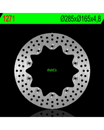 Disque Frein Moto NG BRAKE DISC Disque de frein NG 1271 rond fixe