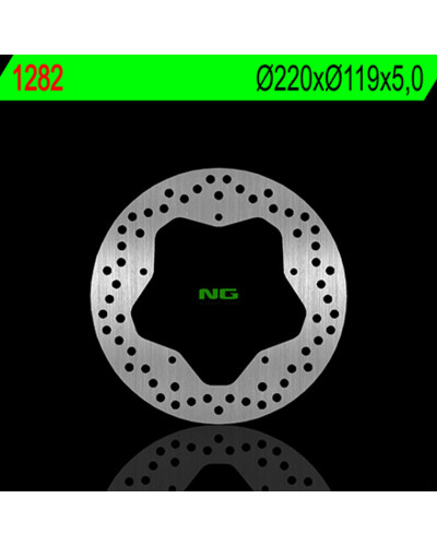Disque Frein Moto NG BRAKE DISC Disque de frein NG 1282 rond fixe