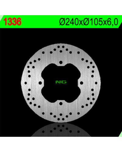 Disque Frein Moto NG BRAKE DISC Disque de frein NG 1336 rond fixe