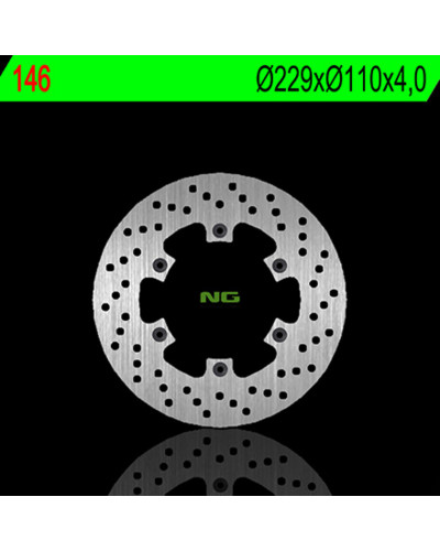 Disque Frein Moto NG BRAKE DISC Disque de frein NG 146 rond fixe