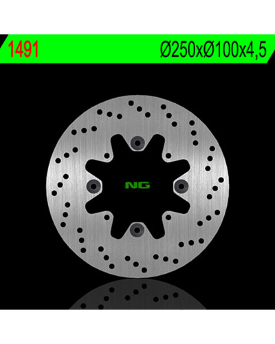 Disque Frein Moto NG BRAKE DISC Disque de frein NG 1491 rond fixe