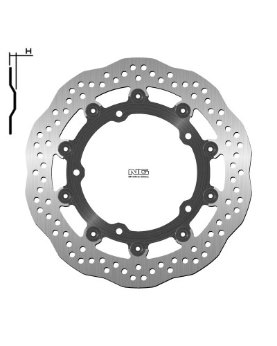 Disque Frein Moto NG BRAKE DISC Disque de frein NG 1623X pétale flottant