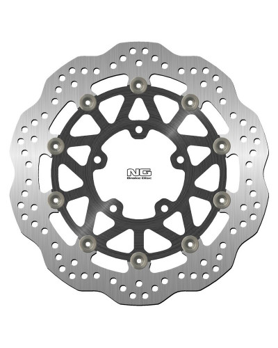 Disque Frein Moto NG BRAKE DISC Disque de frein NG 1647XG pétale flottant