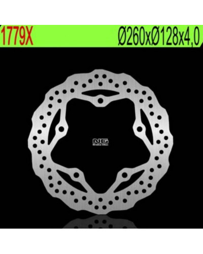 Disque Frein Moto NG BRAKE DISC Disque de frein NG 1779X pétale fixe