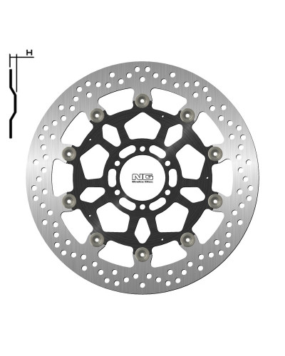 Disque Frein Moto NG BRAKE DISC Disque de frein NG 1790G rond flottant