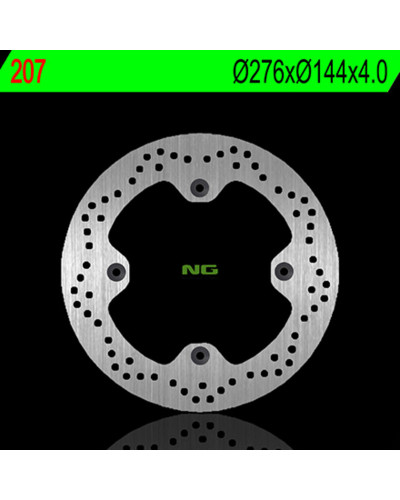 Disque Frein Moto NG BRAKE DISC Disque de frein NG 207 rond fixe