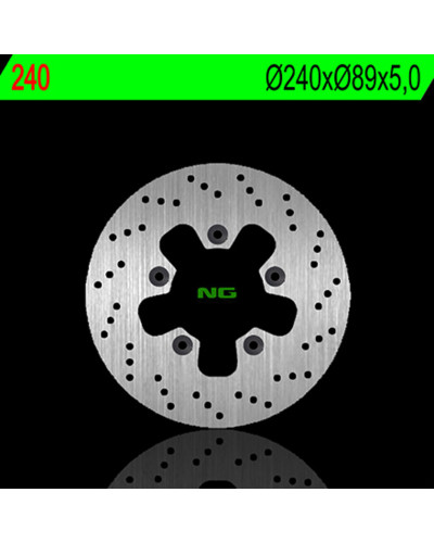 Disque Frein Moto NG BRAKE DISC Disque de frein NG 240 rond fixe