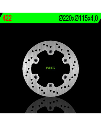 NG BRAKE DISC        Disque de frein NG 422 rond fixe 