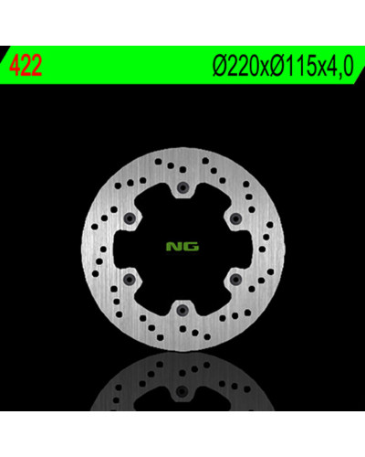 Disque Frein Moto NG BRAKE DISC Disque de frein NG 422 rond fixe