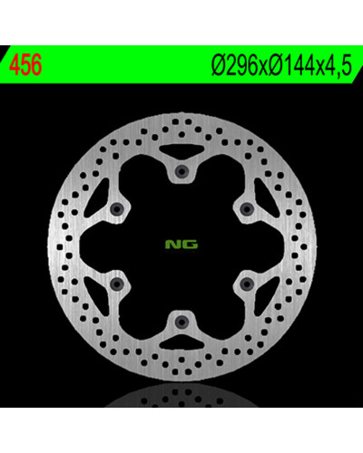 Disque Frein Moto NG BRAKE DISC Disque de frein NG 456 rond fixe