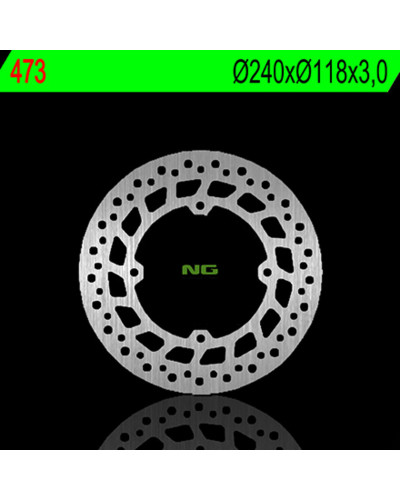 Disque Frein Moto NG BRAKE DISC Disque de frein NG 473 rond fixe