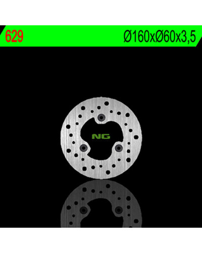 Disque Frein Moto NG BRAKE DISC Disque de frein NG 629 rond fixe