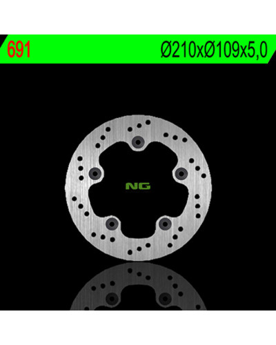 Disque Frein Moto NG BRAKE DISC Disque de frein NG 691 rond fixe