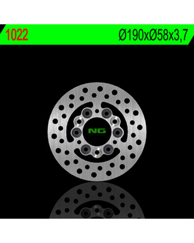 Disque Frein Moto NG BRAKE DISC Disque de frein universel NG 1022 rond