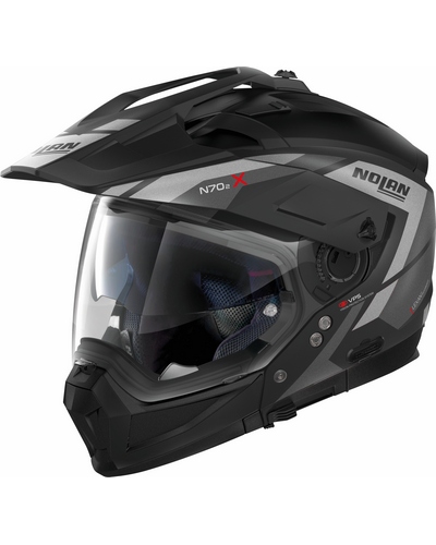 Casque Transformable Moto NOLAN Jet N70.2X Grandes Alpes noir-gris