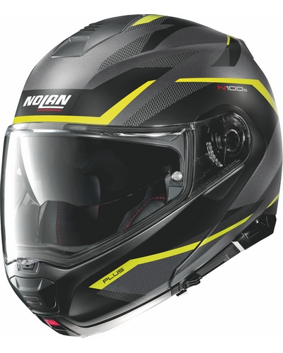 Casque Modulable Moto NOLAN N100.5 plus Overland noir-jaune