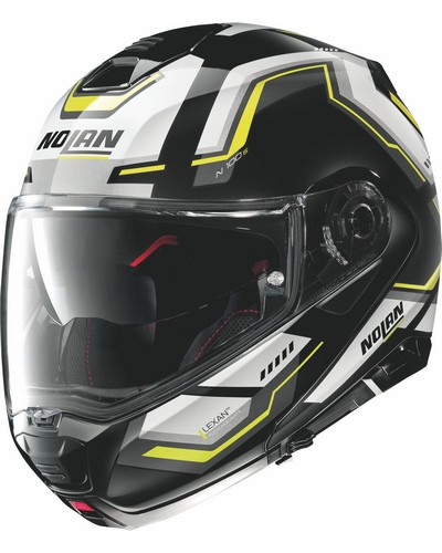 Casque Modulable Moto NOLAN N100.5 Upwind noir-jaune