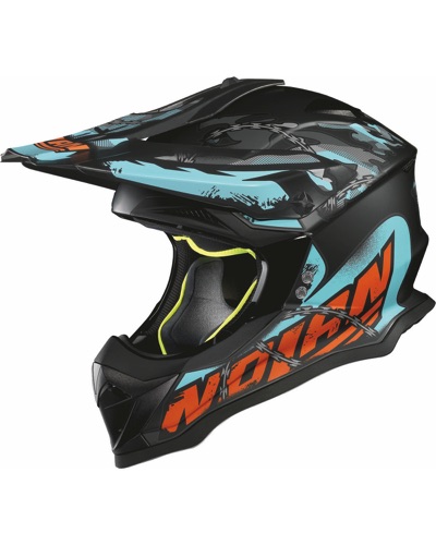 Casque Moto Cross NOLAN N53 No Entry bleu