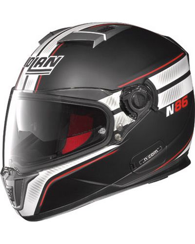 Casque Intégral Moto NOLAN N86 Rapid noir  N-Com