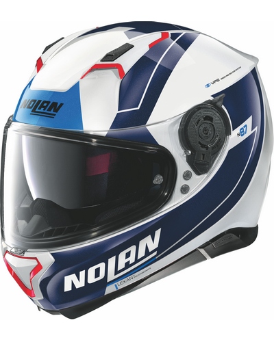 NOLAN  N87 Skilled blanc-bleu