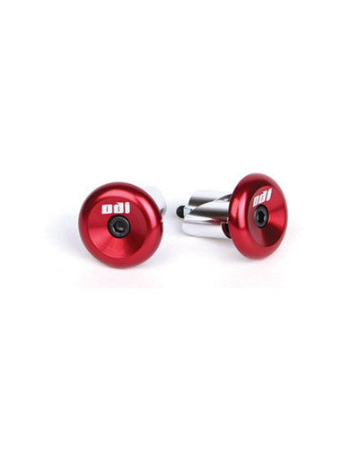 Embouts Guidon Moto ODI Embouts de guidon ODI alu rouge