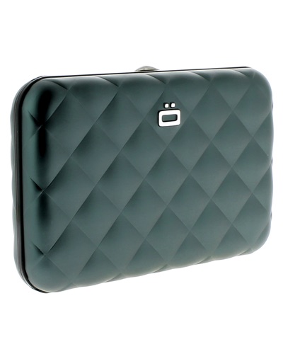 OGON  Porte-cartes Quilted Button titanium