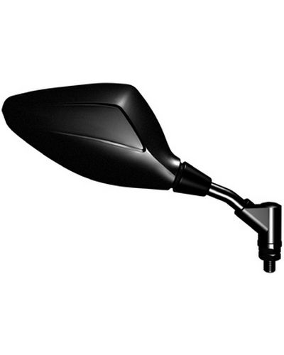 Rétroviseur Moto Universel ORION Rétroviseur Universel Droit - Fixation :  Ø8mm - Homologué NOIR