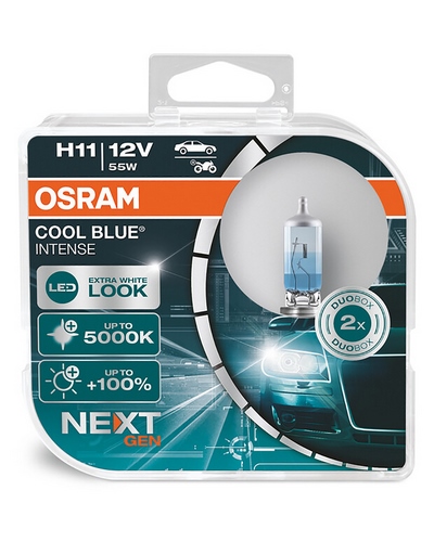 Ampoules Moto OSRAM Ampoule OSRAM Cool Blue Intense Bulb H2 12V/55W - x2