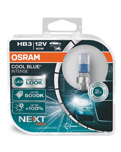 Ampoules Moto OSRAM Ampoule OSRAM Cool Blue Intense HB3 12V/60W - X2