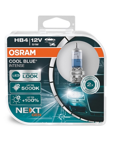 Ampoules Moto OSRAM Ampoule OSRAM Cool Blue Intense HB4 12V/51W - x2