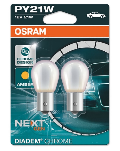 Ampoules Moto OSRAM Ampoule OSRAM Diadem PY21W 12V/21W - X2