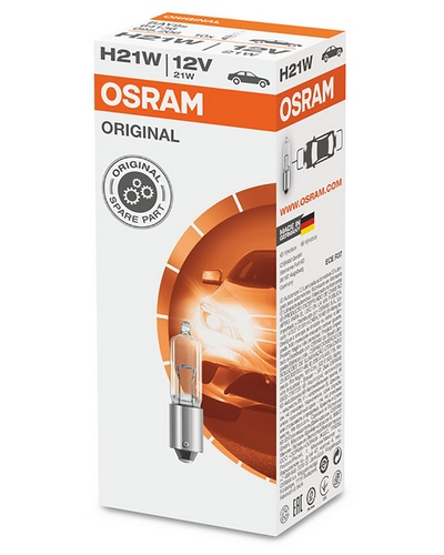 Ampoules Moto OSRAM Ampoule OSRAM Original Line H21W 12V 25W - x10