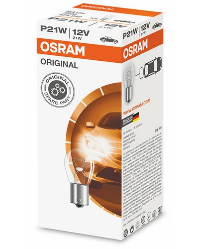 Ampoules Moto OSRAM Ampoule OSRAM Original Line P21W 12V 21W - x10