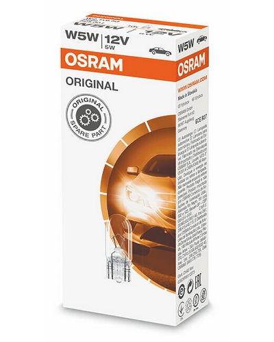 Ampoules Moto OSRAM Ampoule OSRAM Original Line W5W 12V 5W - boîte de 10