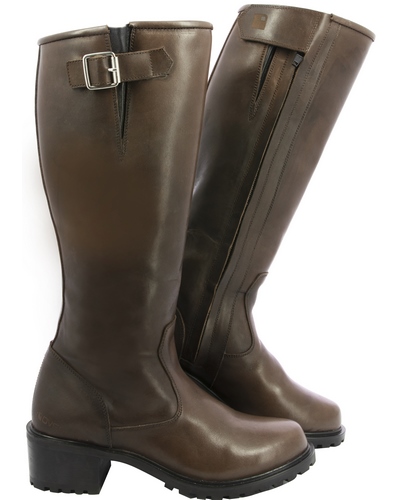 Bottes Moto OVERLAP Shayenne Lady marron