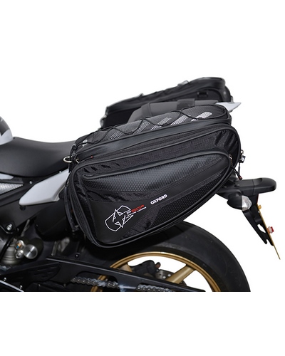 Top Case et Valise Moto Sans Platine OXFORD P50R SACOCHES CAVALIERES NOIRES