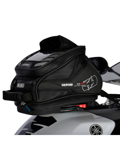 Top Case et Valise Moto Sans Platine OXFORD Sacoche de réservoir OXFORD Q4R - noir
