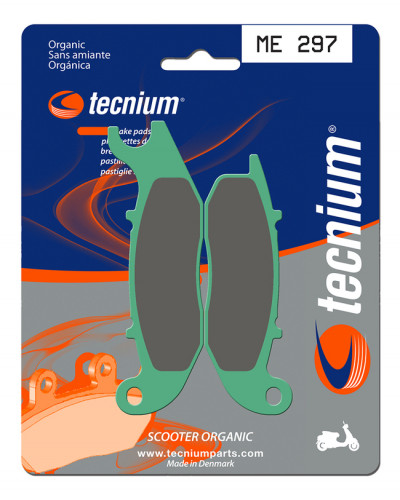 Plaquettes Freins  Plaquettes de frein TECNIUM ME297 organique