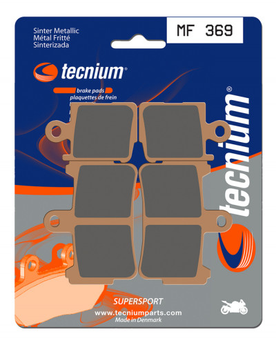 Plaquettes Freins  Plaquettes de frein TECNIUM MF369 métal fritté