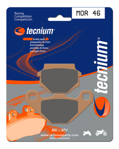 Plaquettes Freins  Plaquettes de frein TECNIUM MOR46 métal fritté