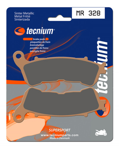 Plaquettes Freins  Plaquettes de frein TECNIUM MR328 métal fritté
