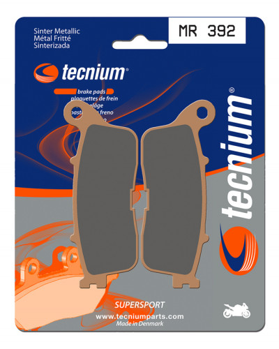 Plaquettes Freins  Plaquettes de frein TECNIUM MR392 métal fritté